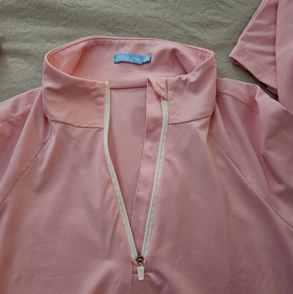 J. Mclaughlin 1/4 Zip Pullover Light Pink Size XS - Picture 5 of 12